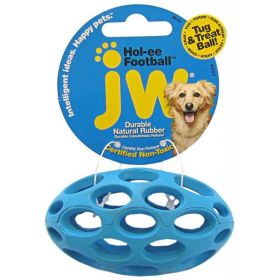 JW Pet Hol-ee Football Rubber Dog Toy Mini (Option: 6 count JW Pet Hol-ee Football Rubber Dog Toy Mini)