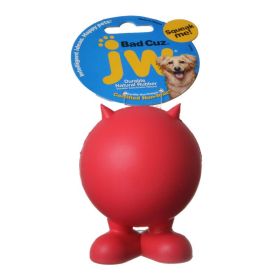 JW Pet Bad Cuz Squeaker Durable Natural Rubber Dog Toy (Option: Medium - 1 count JW Pet Bad Cuz Squeaker Durable Natural Rubber Dog Toy)