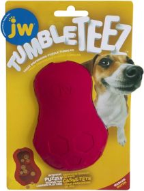 JW Pet Tumble Teez Puzzle Toy for Dogs Medium (Option: 1 count JW Pet Tumble Teez Puzzle Toy for Dogs Medium)