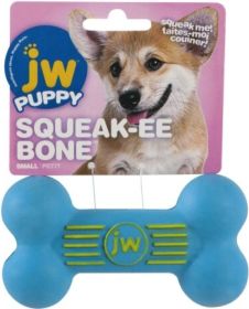 JW Pet Squeak-ee Bone Puppy Toy (Option: Small - 1 count JW Pet Squeak-ee Bone Puppy Toy)