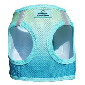 American River Choke Free Dog Harness Ombre Collection (Color: Aruba Blue, size: X-Small)