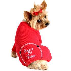 Christmas Dog Pajama (Color: Santa's Lil' Helper, size: small)