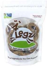 4Legz Ode 2 Odie Peanut Butter and Carob Chips for Dogs (Option: 42 oz (6 x 7 oz) 4Legz Ode 2 Odie Peanut Butter and Carob Chips for Dogs)