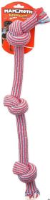 Mammoth Braids 3 Knot Tug Dog Toy (Option: Small - 1 count Mammoth Braids 3 Knot Tug Dog Toy)