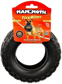 Mammoth TireBiter II Natural Rubber Dog Toy (Option: X-Large - 1 count Mammoth TireBiter II Natural Rubber Dog Toy)