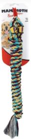 Mammoth Snakebiter Shorty Rope Tug Dog Toy (Option: Medium - 6 count Mammoth Snakebiter Shorty Rope Tug Dog Toy)