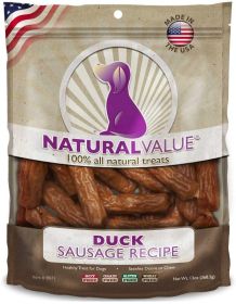 Loving Pets Natural Value Duck Sausages (Option: 13 oz Loving Pets Natural Value Duck Sausages)