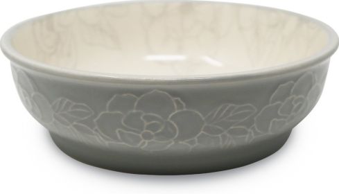 Pioneer Pet Ceramic Magnolia Food or Water Bowl for Pets (Option: 4 count Pioneer Pet Ceramic Magnolia Food or Water Bowl for Pets)