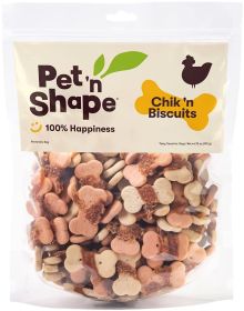 Pet n Shape Chik n Biscuits Dog Treats (Option: 35 oz Pet n Shape Chik n Biscuits Dog Treats)