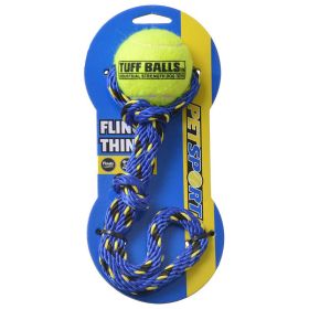 Petsport Tuff Ball Fling Thing Dog Toy (Option: Medium - 1 count Petsport Tuff Ball Fling Thing Dog Toy)