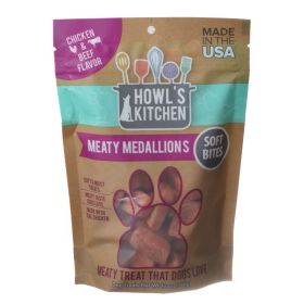 Howls Kitchen Meaty Medallions Chicken and Beef (Option: 180 oz (15 x 12 oz) Howls Kitchen Meaty Medallions Chicken and Beef)