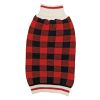 Fashion Pet Plaid Dog Sweater Red