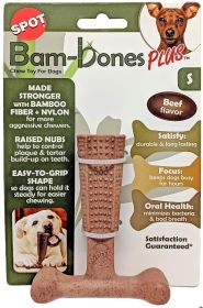 Spot Bambone Plus Beef Dog Chew Toy Small (Option: 1 count Spot Bambone Plus Beef Dog Chew Toy Small)