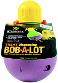 Starmark Bob-A-Lot Treat Dispensing Toy Large (Option: 1 count Starmark Bob-A-Lot Treat Dispensing Toy Large)